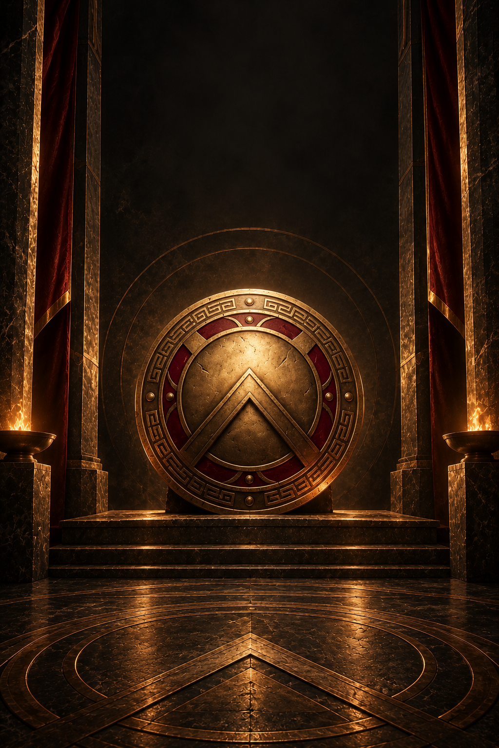 The Shield screen in the Heritage Crest visual system